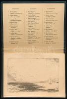 Balaton. - Művészi rézkarcok. [Leporello.]
9 t. (kihajtató, 12x16 cm).
A leporello a következő kép...