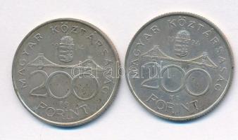1994. 200Ft Ag "Deák" (2x) T:2