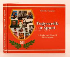 Török Ferenc: Fegyverünk a sport. A Budapesti Honvéd fél évszázada. Budapest, 1999, Budapesti Honvéd Sportegyesület. Kiadói kemény papírkötés, számos fotóval gazdagon illusztrálva.