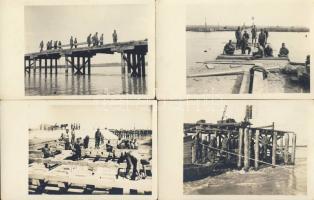 4db Katona-fotó, hídépités. II világháború