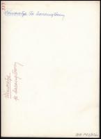 cca 1940 Vámosatya, fa harangotorny. MTI fotó, hátoldalán feliratozva, 24×18 cm