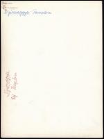 cca 1940 Nyírmegyer, református templom, hátoldalán feliratozva, 24×18 cm