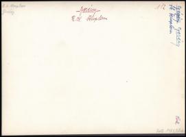 cca 1940 Gerény, templom, MTI fotó Petrás, hátoldalán feliratozva, 17×24 cm