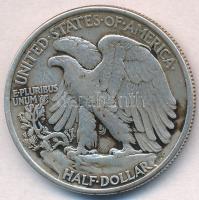 Amerikai Egyesült Államok 1943. 1/2$ Ag "Walking Liberty" T:3 
USA 1943. 1/2 Dollar Ag &q...