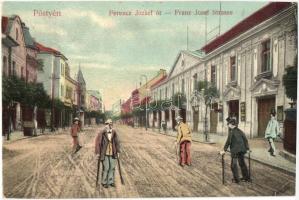 Pöstyén, Piestany; Ferenc József út / street (EK)