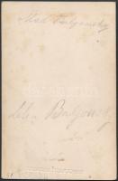 cca 1860 Bulyovszkyné Szilágyi Lilla (1833-1909) színésznő Stuart Mária szerepében, egészalakos port...