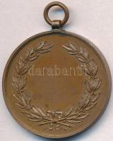 ~1930-1940. "Budapesti Torna Club" Br emlékérem (33mm) T:1-