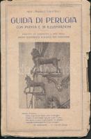 Prof. Angelo Lupattelli: Breve guida illustrata di Perugia. Perugia, é.n., Guerriero Guerra Tipografo. Harmadik kiadás. Kiadói szakadozott papírkötés, számos szövegköti képpel illusztrálva, valamint egy kihajtható térképpel, olasz nyelven. / Paperbinding, in italian language, in poor condition.