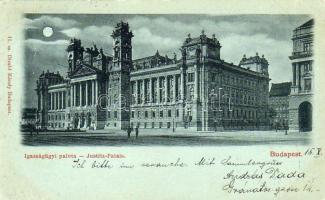 Bp. Justizpalast 1899 Litho (EB)