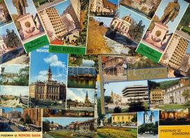 Határontúli régi magyar városok román, csehszlovák és jugoszláv képeslapokon (21db)