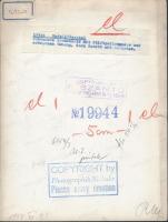 1937 Fekete estélyi ruha, női divatfotó a Photographik Niebuhr műteremből, hátoldalon a Szántó F. Mű...