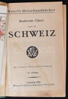 Illustrierter führer durch die Schweiz. Woerl's Reisehandbücher. Leipzig, 1926, Woerl's Re...