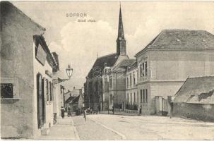 Sopron, Bécsi utca, templom, kiadja Kummert L. utóda (b)