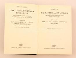Gulyás Pál: Magyar írói álnév lexikon. A magyarországi írók álnevei és egyéb jegyei. Függelék: Néhán...