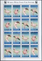 1999 WWF: Kis flamingó kisív Mi 1321-1324