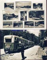 2db budapesti képeslap az úttörővasútról a 60-as évekből
