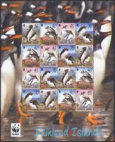 WWF Penguin mini sheet, WWF: Pingvin kisív