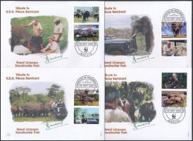 WWF: African Elephant set on 6 FDC, WWF: Afrikai elefánt sor 6 db FDC-n