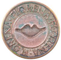 Németország DN "Florena" kozmetikai cég fém jelvénye (30mm) T:2 Germany ND "Florena" metal badge of cosmetics company (30mm) C:XF