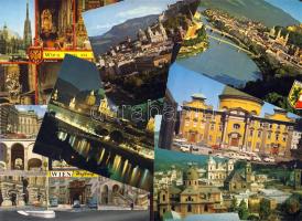 27db osztrák képeslap, ebből 24 postatiszta, Salzburg, Bés, Klagenfurt