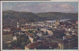 Színes képeslap Linből (1922)