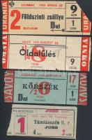 cca 1930-1950 14 db különféle régi mozijegy