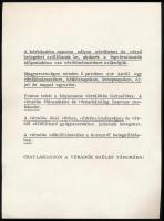 cca 1970 5 db vöröskeresztes plakát, különböző méretben