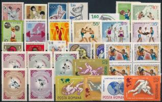 Sport 65 stamps, Sport motívum 65 db bélyeg 2 stecklapon