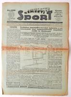 1925 a Nemzeti Sport 17. évf. 225. lapszáma, számos érdekes írással