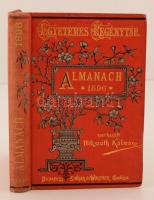 Egyetemes Regénytár. Almanach az 1896. évre. Szerkeszti Mikszáth Kálmán. Budapest, 1896, Singer és Wolfner. Kiadói aranyozott, festett, illusztrált egészvászon (Gottermayer-féle) kötés, márványozott lapélekkel, picit fakó gerinccel, de ezt leszámítva jó állapotban.