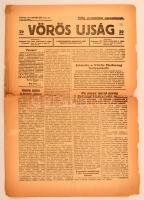 1919 a Vörös Újság 2. évf. 65. lapszáma, számos érdekes írással