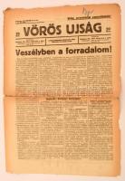 1919 a Vörös Újság 2. évf. 63. lapszáma, számos érdekes írással