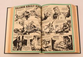 Füles képregények egybekötve(7 teljes képregény): Salamon király kincse, Grant kapitány, A fekete so...
