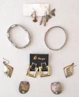 6 db-os mutatós bizsu fülbevaló tétel + 2 db mágneses karkötő