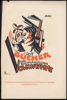 cca 1910-1920 Német avantgárd reklámnyomtatványok(Bethge, Herrlich, Arnold szignóval), 3 db, 19x12 c...