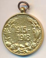 Bulgária 1938. Bolgár Háborús emlékmedál "1915-1918" miniatűr T:2 
Bulgaria 1938. Bulgari...