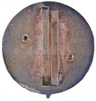 1960. "Lövészbajnokság" ezüstözött és zománcozott fém jelvény (36mm) T:2