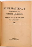 Schematismus Venerabilis Cleri Diocesis Saberiensis et Administraturae Ap. Muravidék. Szombathely, 1...
