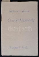 Karácsony Sándor: Ocsudó Magyarság. (Szokásrendszer és pedagógia.) A neveléstudomány társas-lélektan...