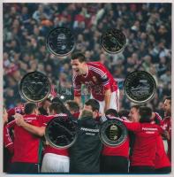 2016. 5-200Ft (6xklf) + "MLSZ (Magyar Labdarúgó Szövetség)" Cu-Ni-Zn emlékérem, forgalmi s...