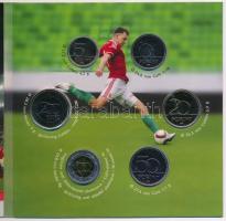 2016. 5-200Ft (6xklf) + "MLSZ (Magyar Labdarúgó Szövetség)" Cu-Ni-Zn emlékérem, forgalmi s...