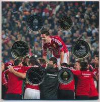 2016. 5-200Ft (6xklf) + "MLSZ (Magyar Labdarúgó Szövetség)" Cu-Ni-Zn emlékérem, forgalmi s...