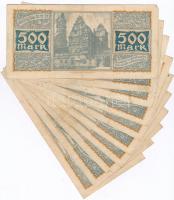 Németország / Weimari Köztársaság / Bamberg 1922. 500M (10x) T:III
Germany / Weimar Republic / Bamb...