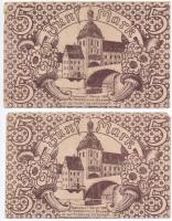 Németország / Weimari Köztársaság / Bamberg 1918. 5M (4x) T:III
Germany / Weimar Republic / Bamberg...