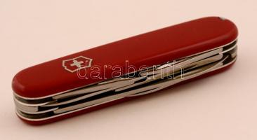 Victorinox többfunkciós svájci bicska, bőrtokban, jó állapotban