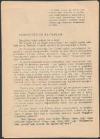 cca 1914-1946 Kis vegyes katonai tétel: Magyar Vöröskereszt Hadifogoly tudósító hetilap, tábori leve...