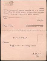 cca 1914-1946 Kis vegyes katonai tétel: Magyar Vöröskereszt Hadifogoly tudósító hetilap, tábori leve...