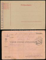cca 1914-1946 Kis vegyes katonai tétel: Magyar Vöröskereszt Hadifogoly tudósító hetilap, tábori leve...