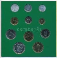 1995. 10f-200Ft, 11x különféle db, benne 200Ft Ag "Deák" dísztokos szettben T:BU
Adamo FO...