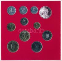 1994. 10f-100Ft 10xklf db + 200Ft Ag "Deák" dísztokos szettben T:BU